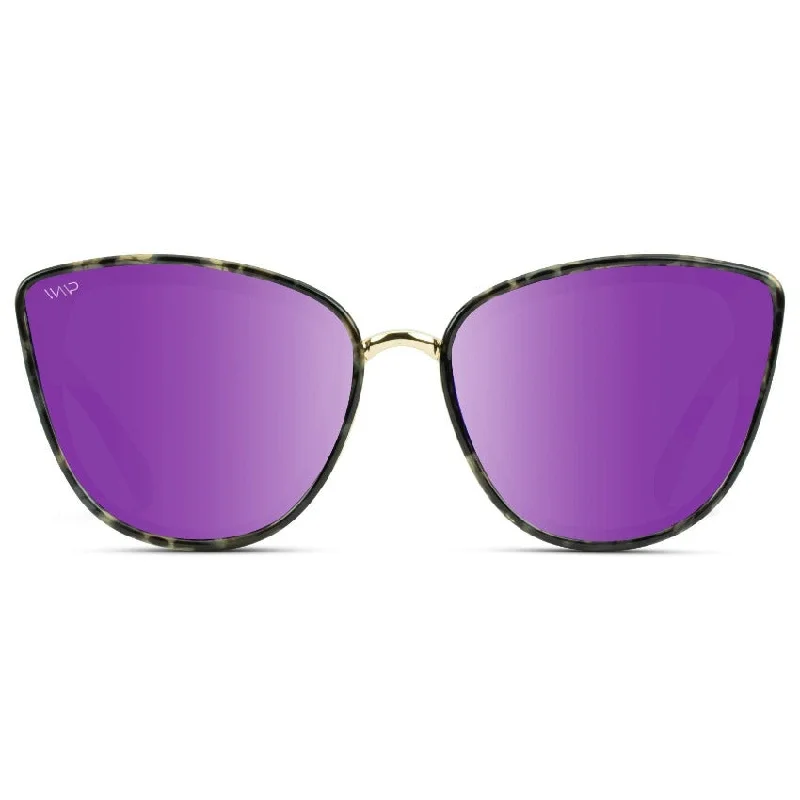 Pink Tortoise / Mirror Purple Lens