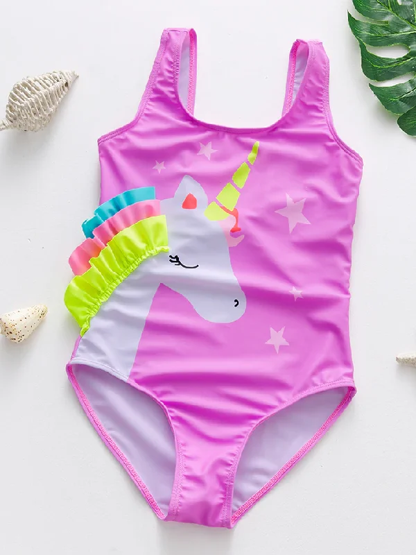 My Purple Unicorn One Piece Swimsuit