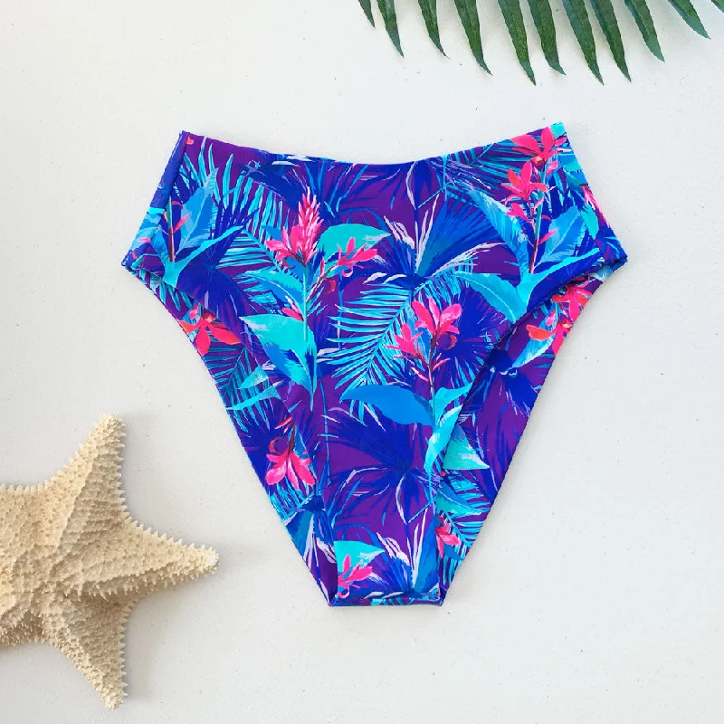 Blue Lagoon High-Waisted Bikini Bottom