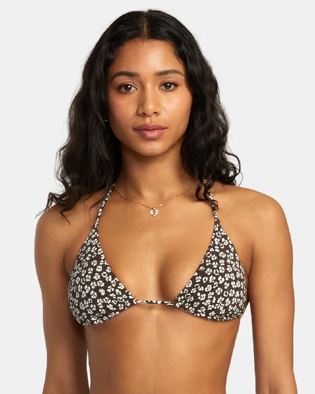 Ditz Halter Triangle Bikini Top - Java