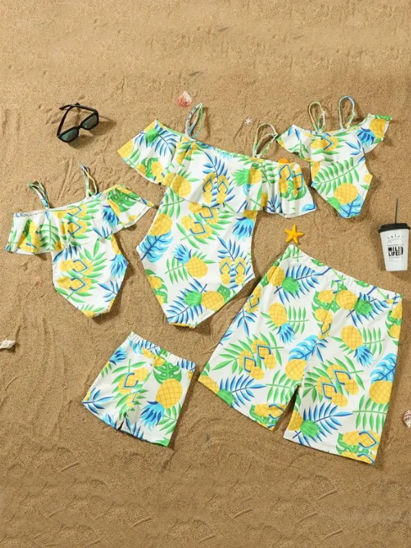 Family Style Sweet As Pineapple Swimsuit