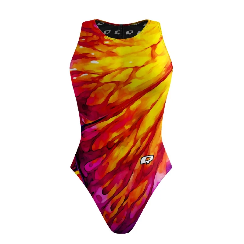 Butterfly Wings - Women Waterpolo Swimsuit Classic Cut