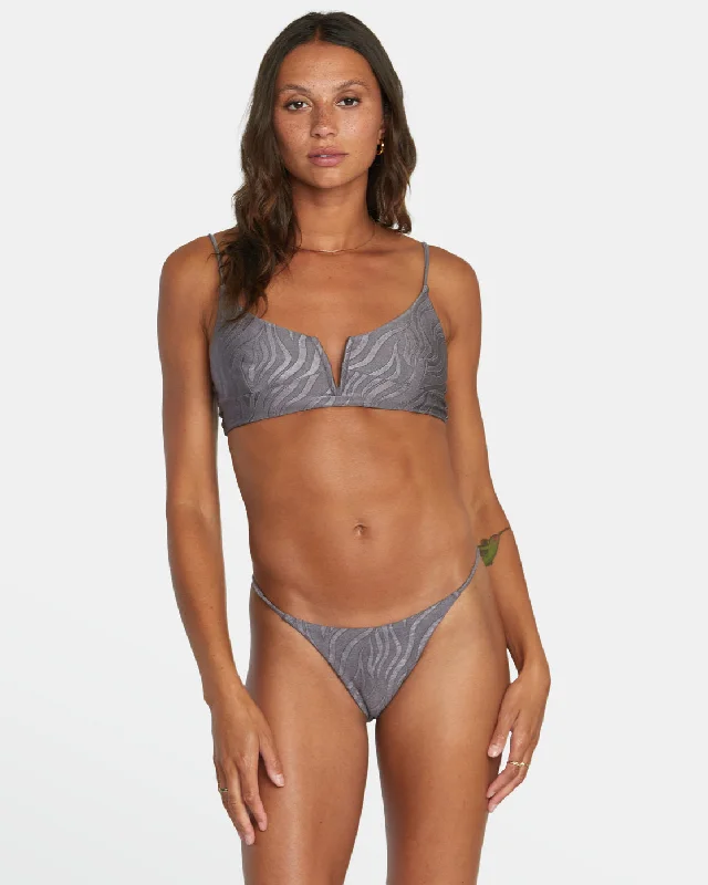 Feral V-Wire Cropped Bikini Top - Shark