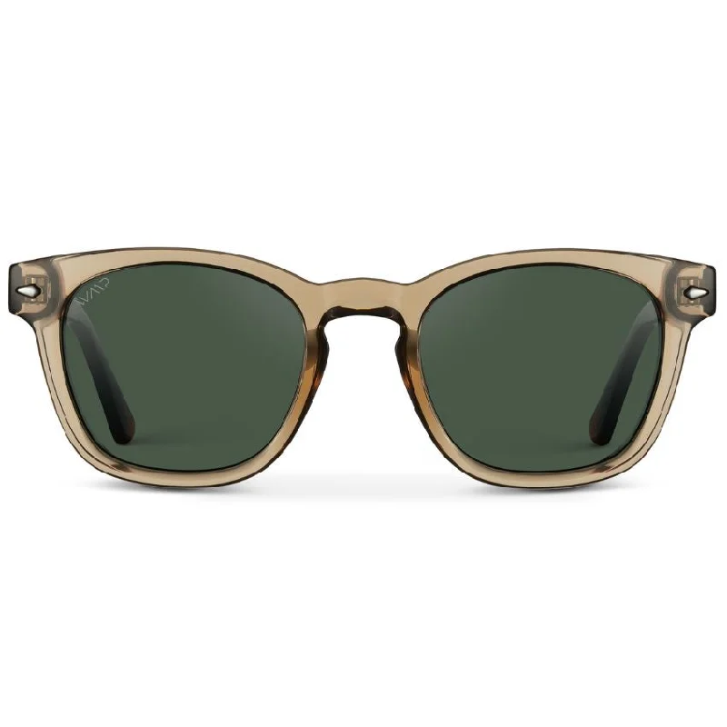 Champagne Crystal Tortoise / Smoke Green Lens