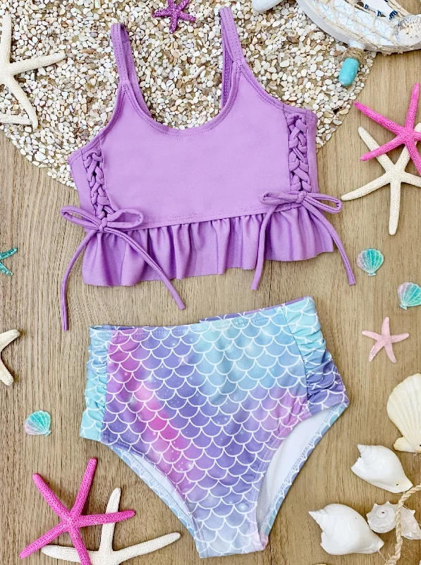 By The Seashore Tie Dye Two Piece Swimsuit