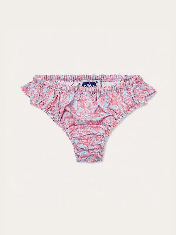 Girls Crazy Coral Calabash Bikini Bottoms