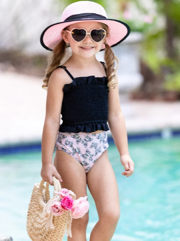 Fly Butterfly Two-Piece Swimsuit