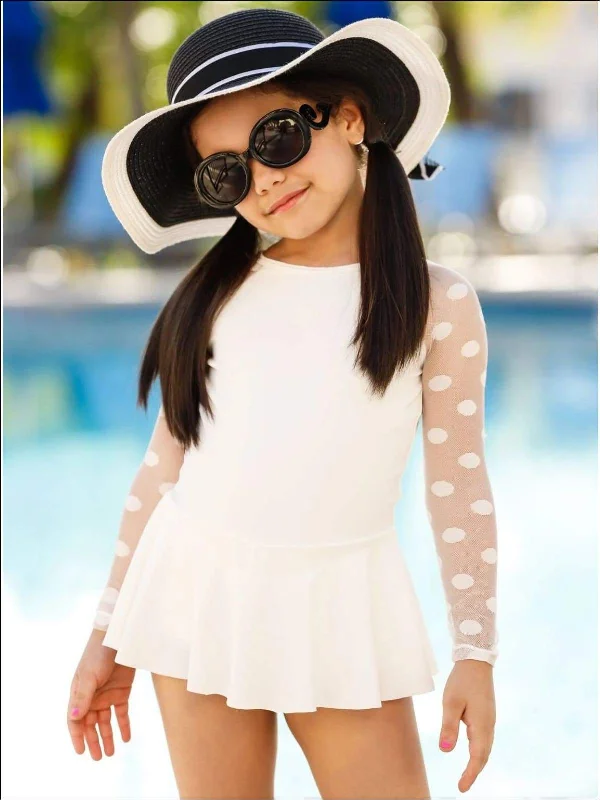 Popping Polka Dot One Piece Swimsuit