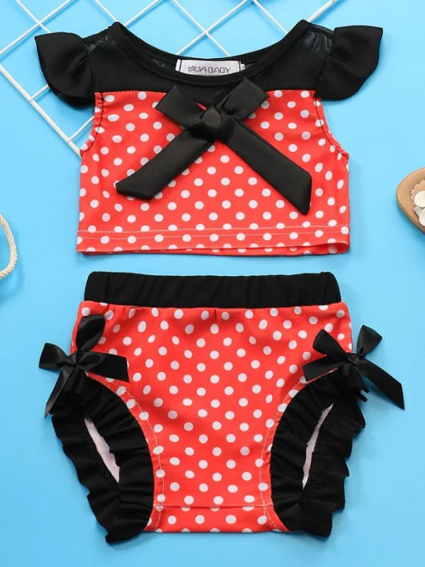 Dotted Miss Mouse Two Piece Swimsuit