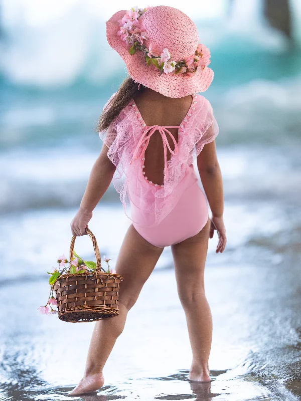 Sand And Pearls One Piece Swimsuit