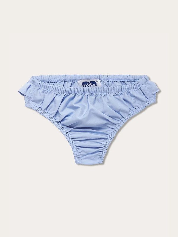 Girls Sky Blue Calabash Bikini Bottoms