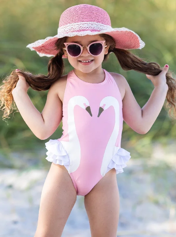 Swan Lake One Piece Swimsuit