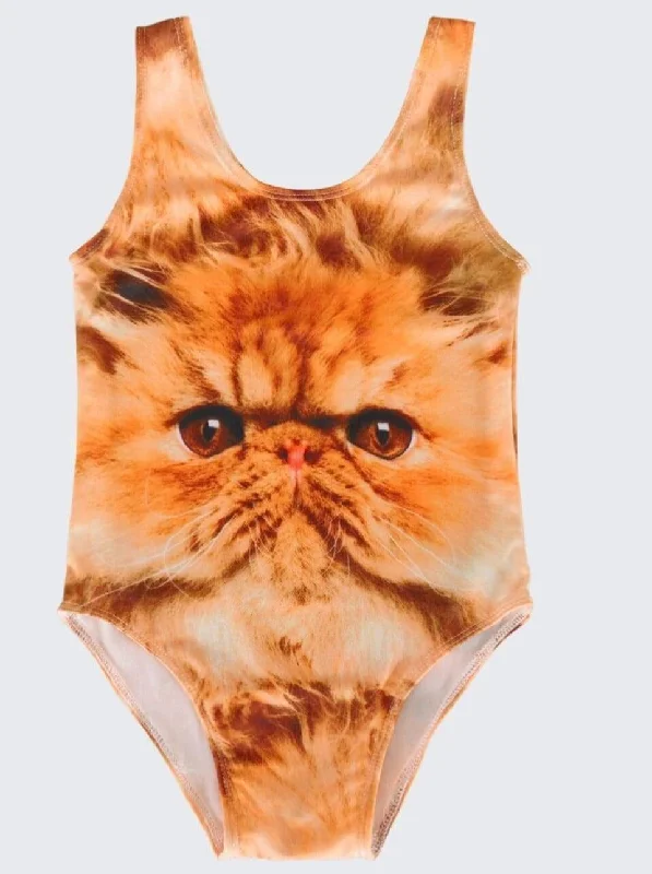 Grumpy Cat Girl One Piece Swimsuit