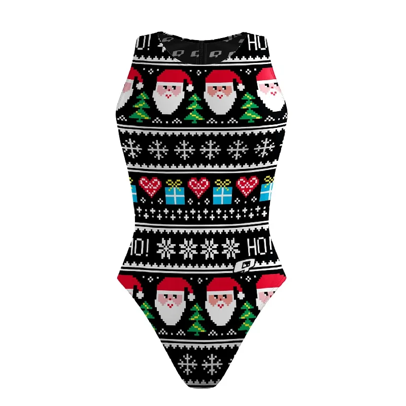 Ho Ho Ho - Women Waterpolo Swimsuit Classic Cut