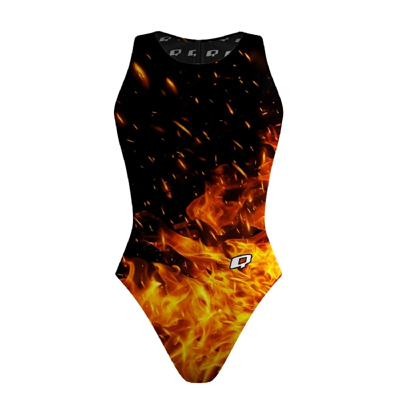 I'm on Fire - Women Waterpolo Swimsuit Classic Cut