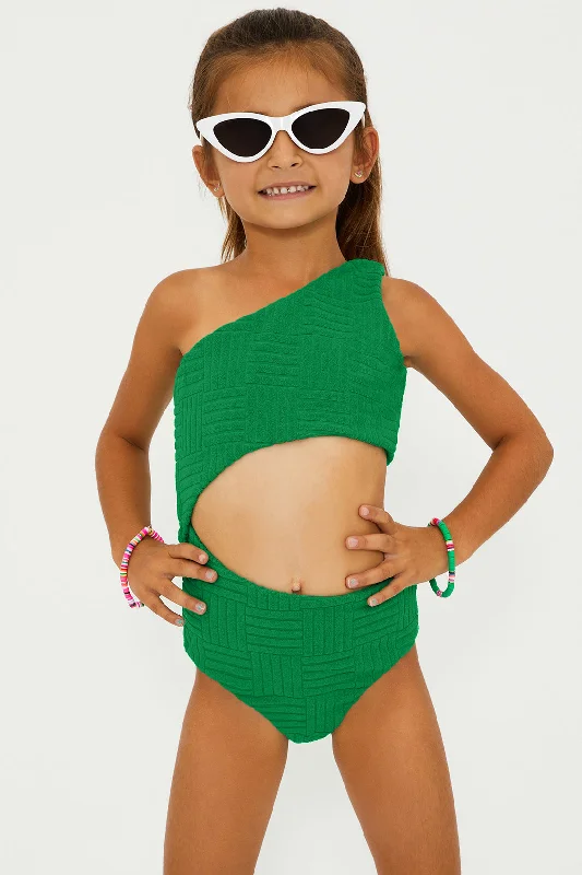 Little Celine One Piece Jelly Bean Green Terry