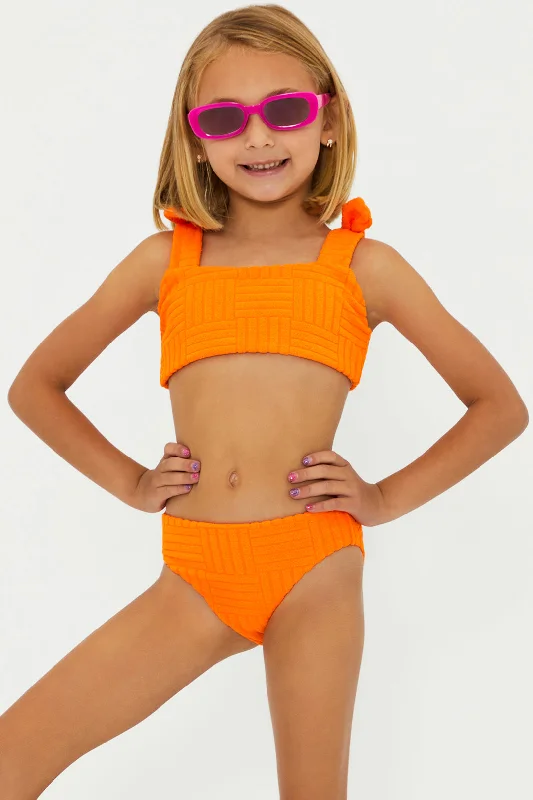 Little Stella Two Piece Blood Orange Terry