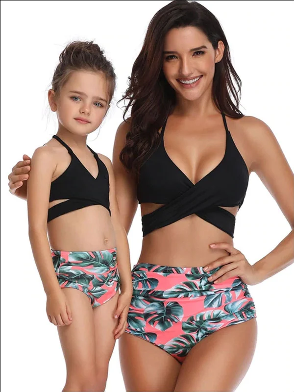 Mommy And Me Pool Party Two-Piece Swimsuit