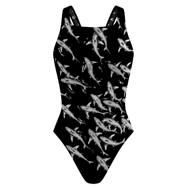 Shark Shiver - Classic Strap Swimsuit