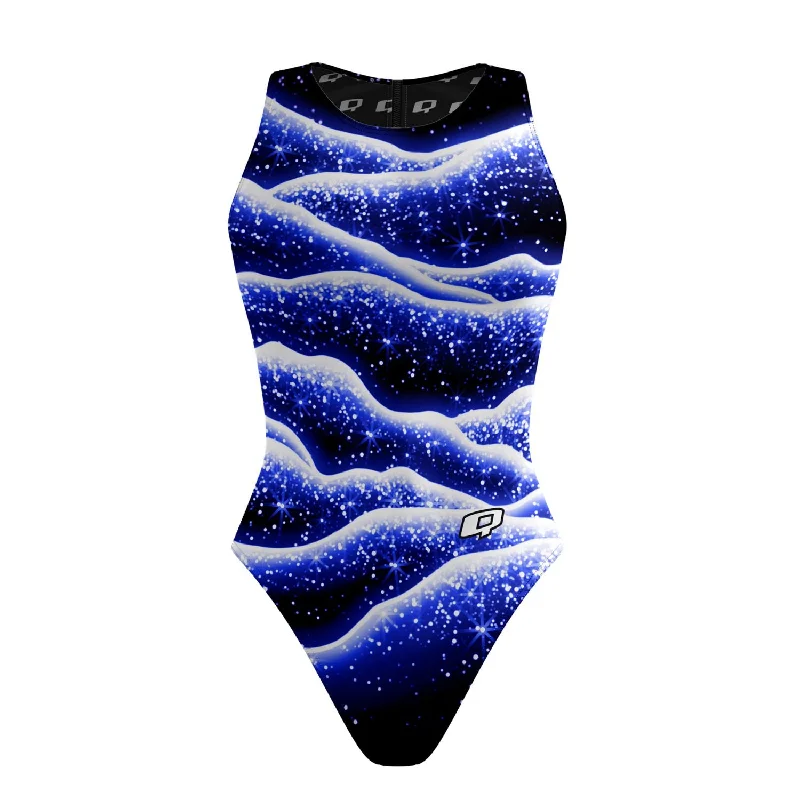 Snowy Hills - Women Waterpolo Swimsuit Classic Cut