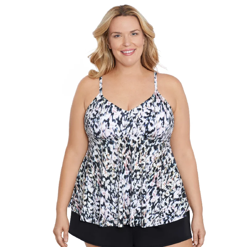 Women's Underwire Swimsuit Top  - Leopard Love